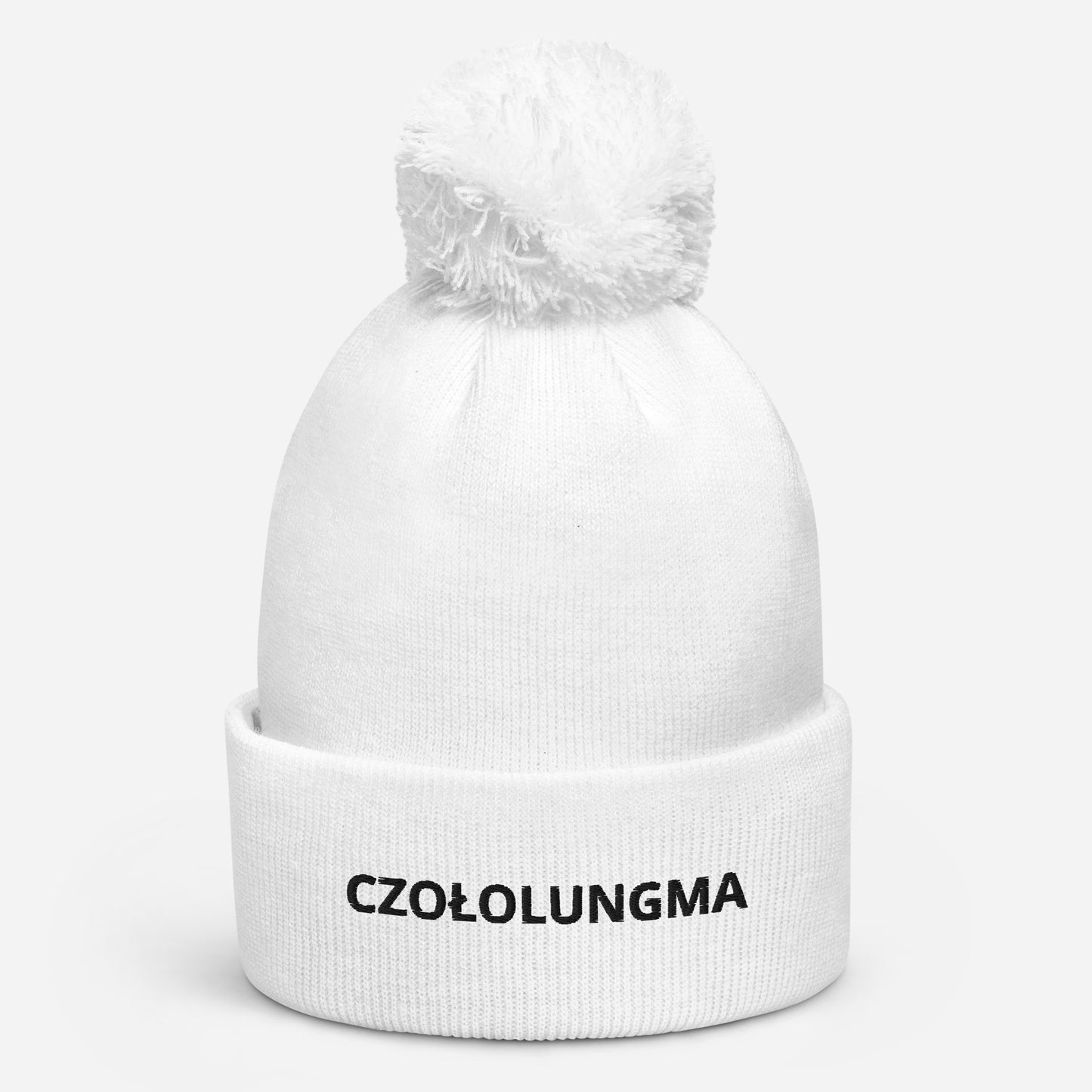 Czapka z pomponem z własnym testem