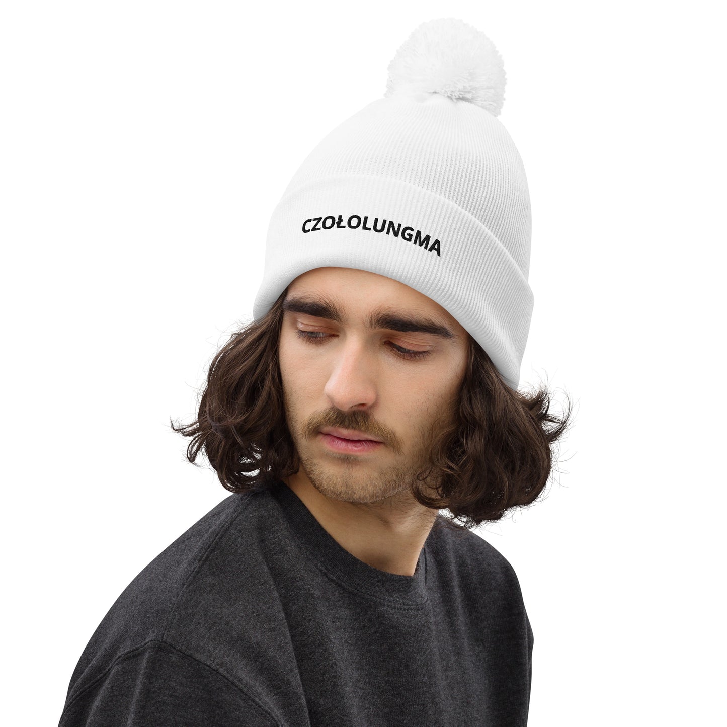 Czapka z pomponem z własnym testem