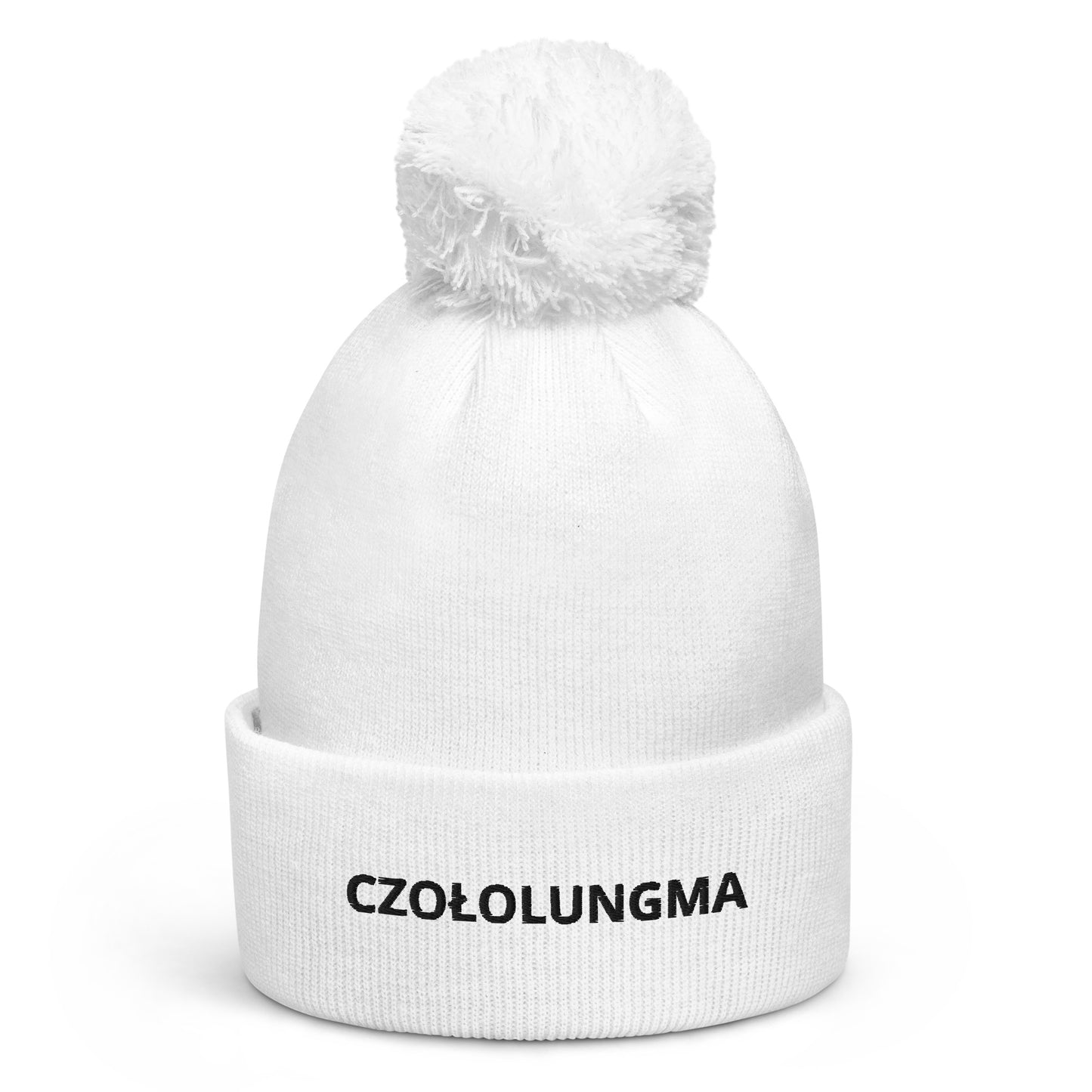 Czapka z pomponem z własnym testem