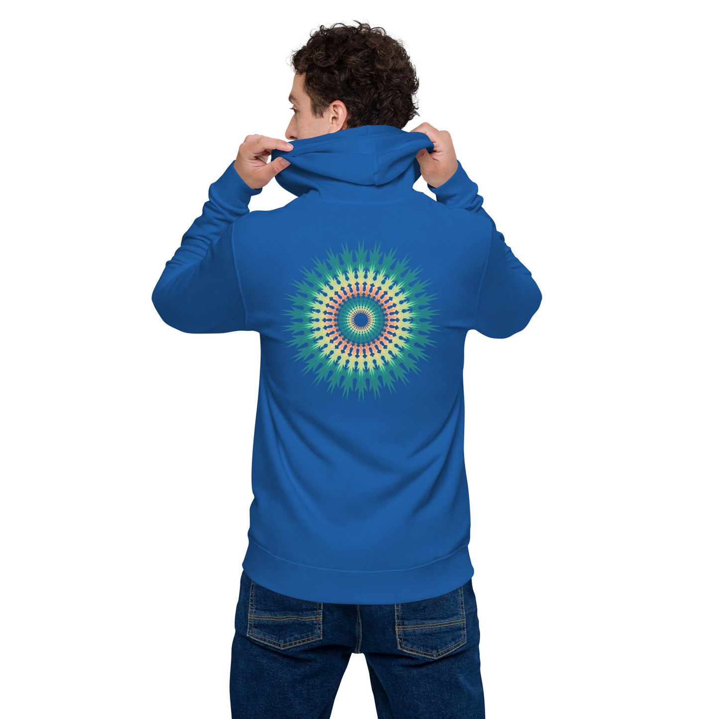 Rozpinana bluza z kapturem unisex