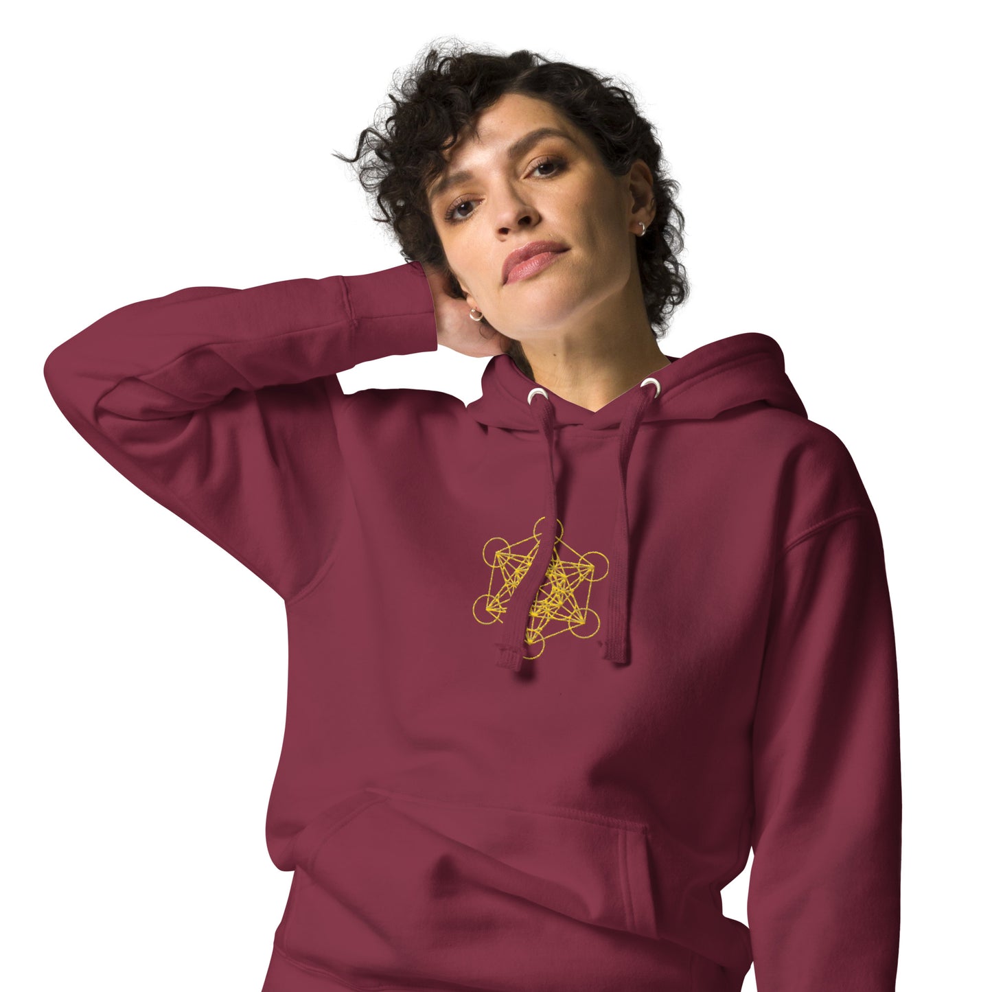 Wyszywana bluza z kapturem