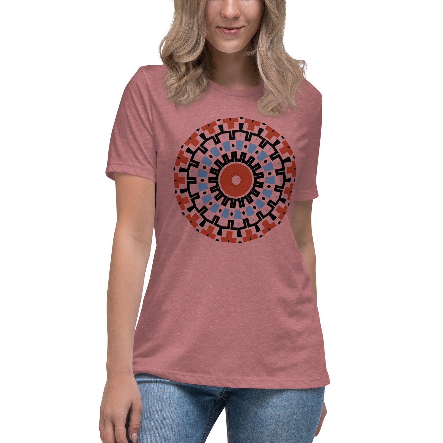T-shirt damski o swobodnym kroju