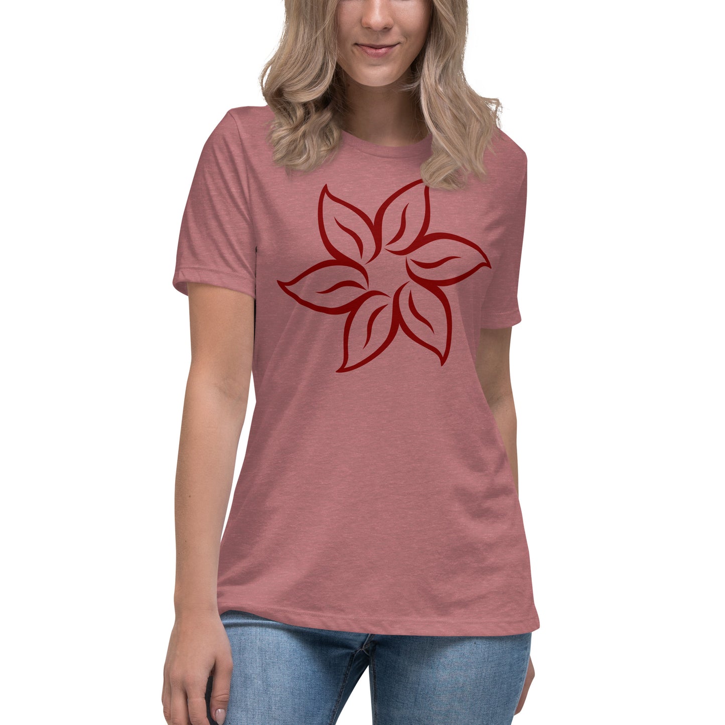T-shirt damski o swobodnym kroju