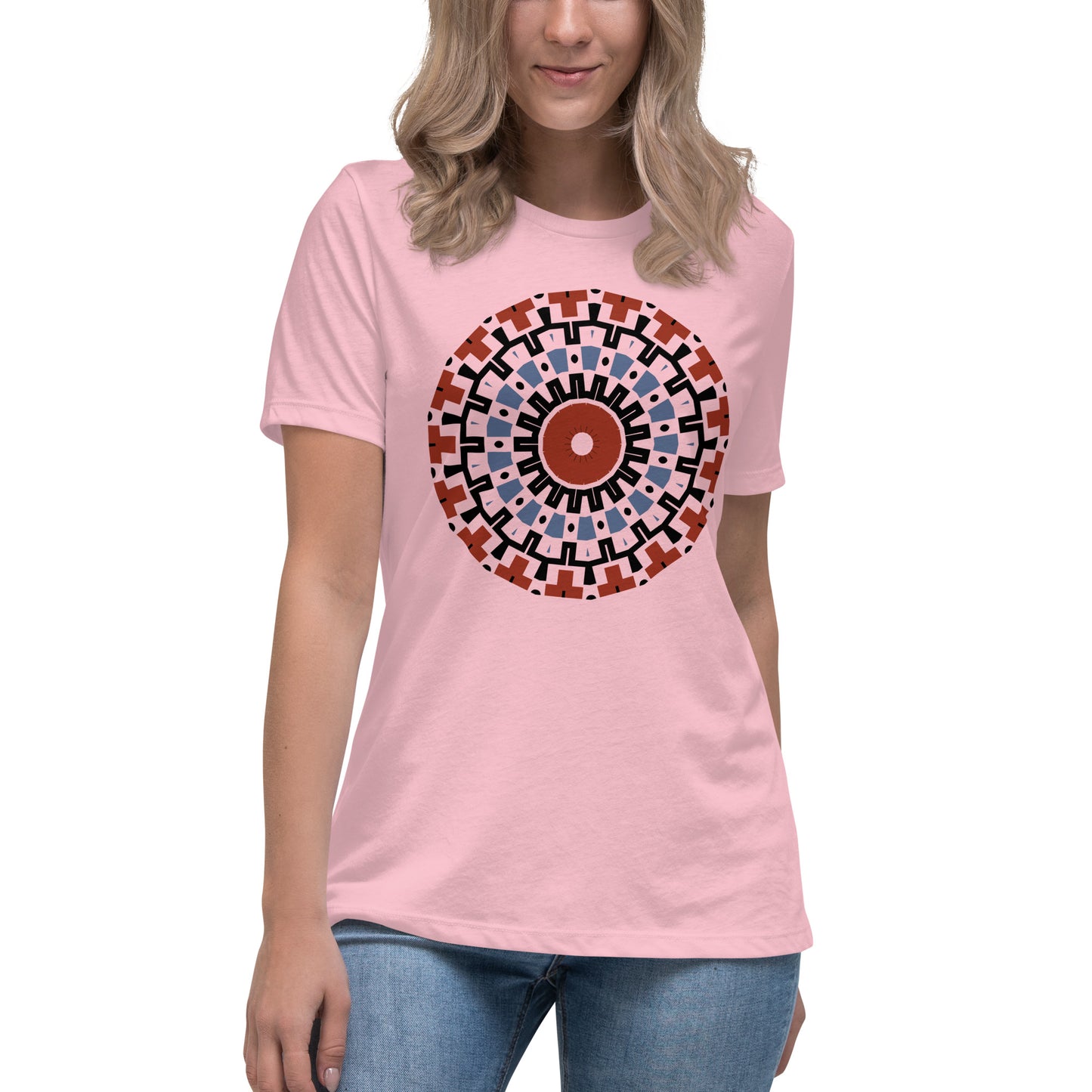 T-shirt damski o swobodnym kroju